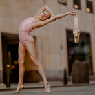 pink shiny dance leotard girls