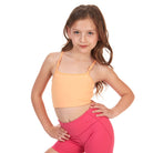 Girls' Criss Cross Crop Top Apricot | Dragonwing