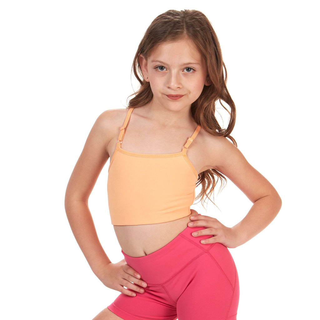 Hansber Kids Girls 3Pcs Dance Tracksuit Gymnastics Outfit Sports Bra Long  Sleeve Crop Top and Athletic Leggings Set Green 6 Years : :  Clothing, Shoes & Accessories