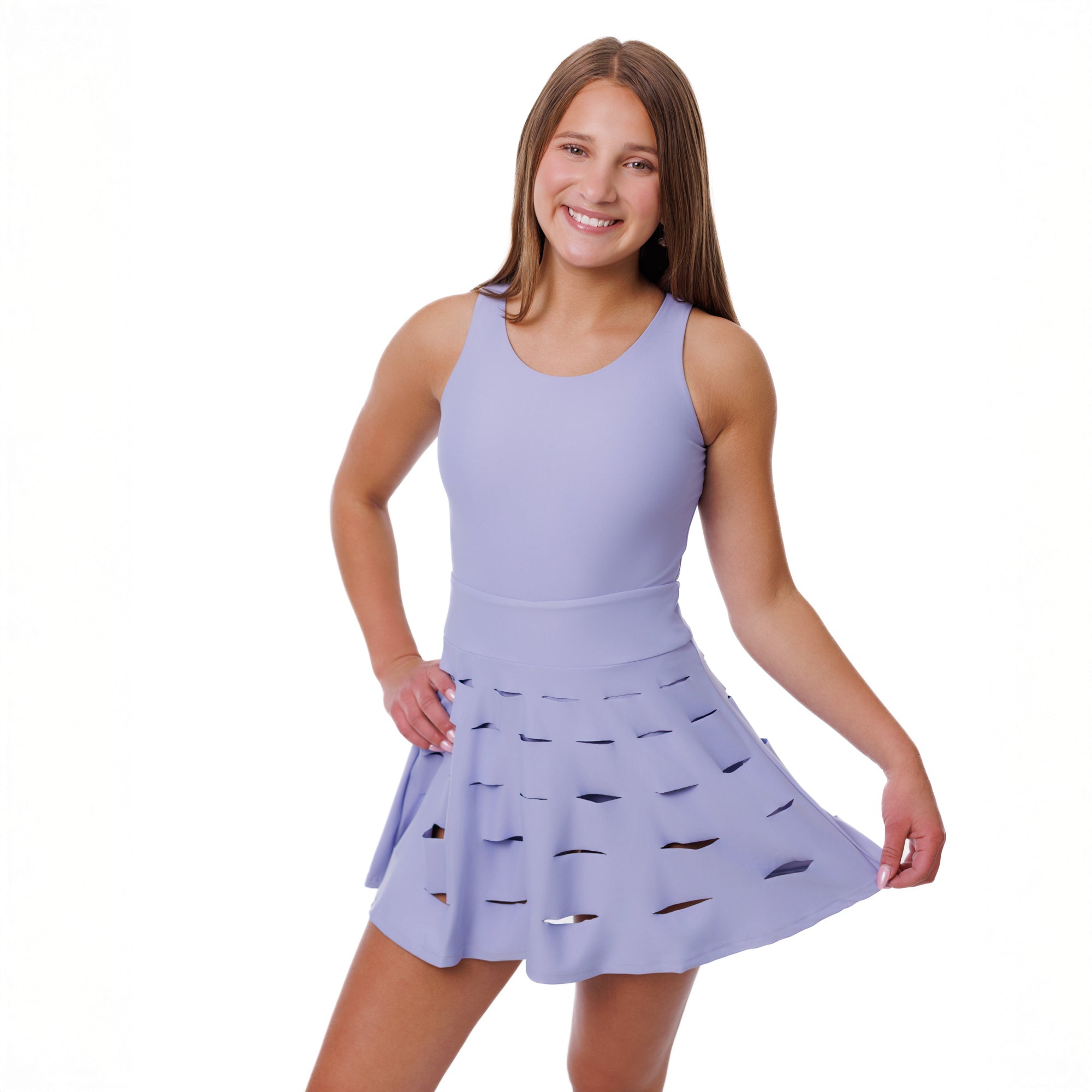 Dragonwing Finale Tennis Dress Periwinkle Youth Medium