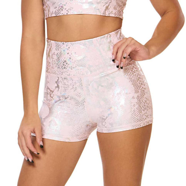 Vitality Compression Shorts - Pink Snake – Dragonwing