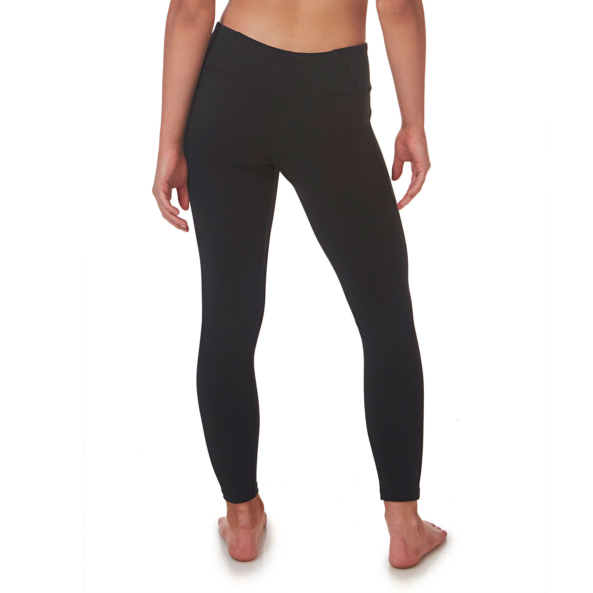 SEVEGO Women's Extra Long Yoga Leggings with Pockets Over The Heel Stacked  Legging Barre Dance Athletic Pants, Black, S at  Women's Clothing  store