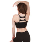 Girls' Criss Cross Crop Top Black| Dragonwing